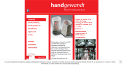 Desktop Screenshot of handgewandt.de